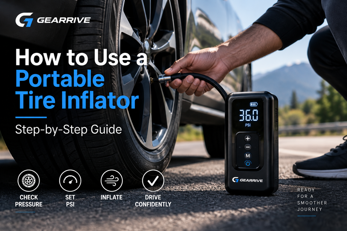 How to Use a Portable Tire Inflator: Step-by-Step Guide
