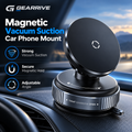 GEARRIVE Magnetic Vacuum Suction Car Phone Mount - Black